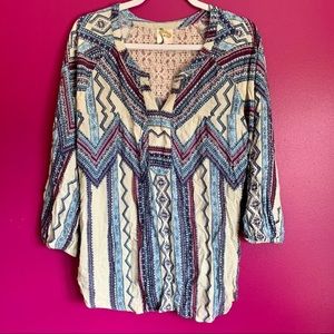 Anthropologie Fig and Flower Tunic